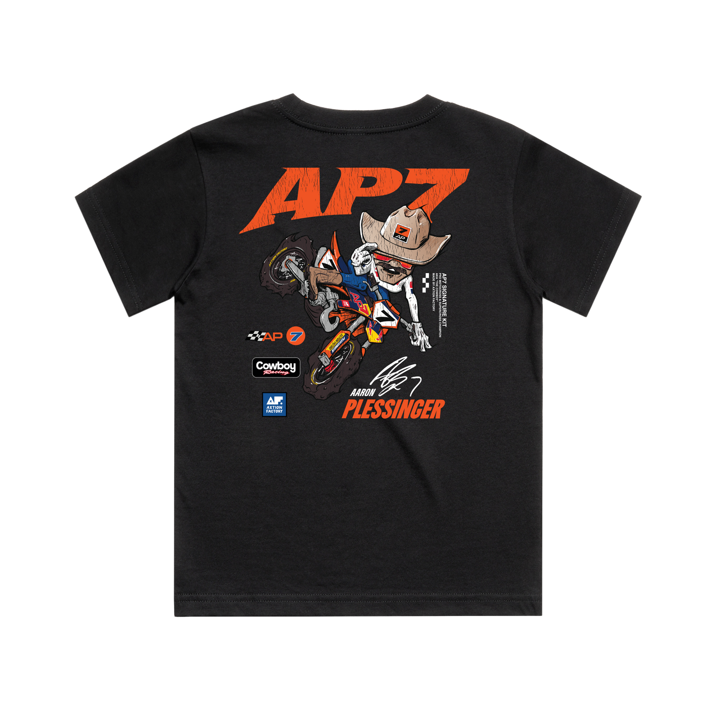 AP7 Signature Tee Black